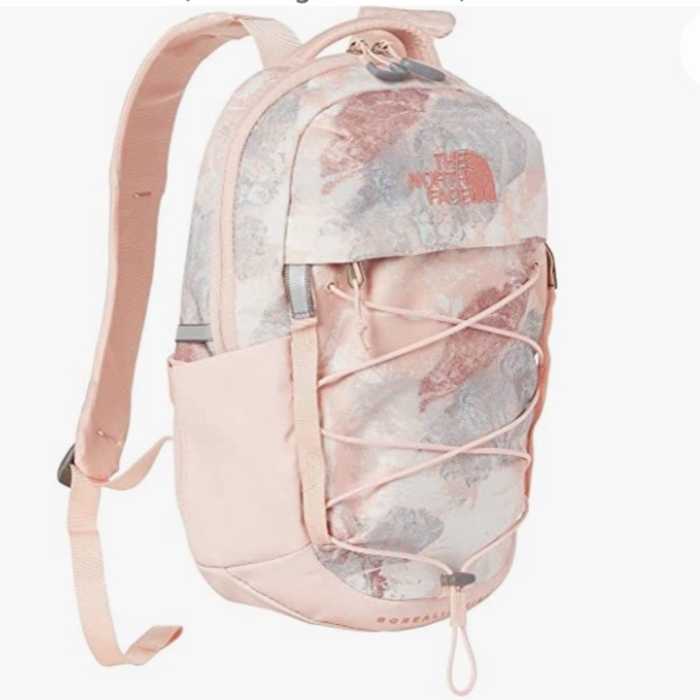 The North Face Borealis Mini Backpack, Evening Sand Pink Canyon Camo Print